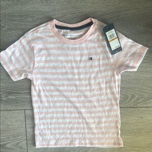 Tommy Hilfiger Kids Pink Striped T-Shirt